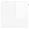 High Gloss White Wall Cabinet | 80x36.5 cm | HipoMarket