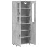 Elegant Highboard Concrete Grey | 69.5x34x180 cm | Hipomarket