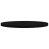 Round Black Solid Pine Table Top Ø80x3 cm | Hipo Market