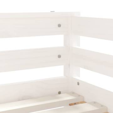 Kids Bed Frame with Drawers - White Pine 70x140 cm | HipoMarket