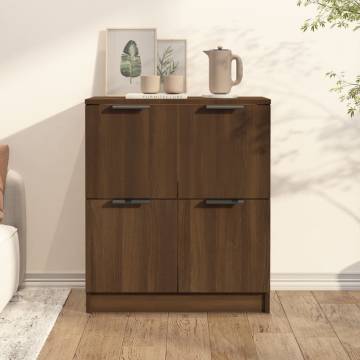 Elegant Brown Oak Sideboard - 60x30x70 cm | HipoMarket