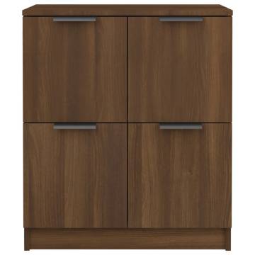 Elegant Brown Oak Sideboard - 60x30x70 cm | HipoMarket