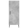 Stylish Highboard in Concrete Grey - 34.5x34x180 cm