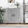 Sideboard Grey Sonoma 69.5x34x90 cm Engineered Wood Colour grey sonoma Quantity in Package 1 