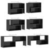 Stylish High Gloss Grey TV Cabinet - 149x30x52 cm