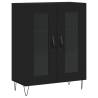 Stylish Highboard Black 69.5x34x180 cm | Hipomarket