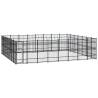 Outdoor Dog Kennel Steel 51.61 m² Size 768 x 672 x 200 cm Quantity in Package 1 