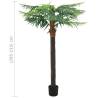 Lifelike Artificial Phoenix Palm Tree 215 cm - Home Decor