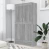 Book Cabinet Grey Sonoma 82.5x30.5x150 cm Engineered Wood Colour grey sonoma Quantity in Package 1 Height 150 cm 