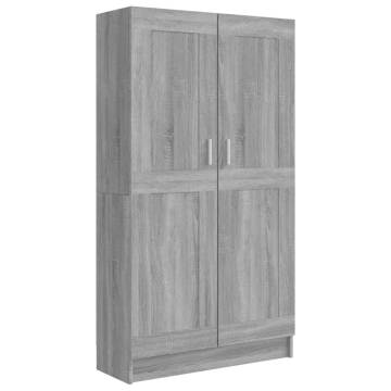 Book Cabinet Grey Sonoma - Stylish & Practical Storage Solution