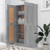 Book Cabinet Grey Sonoma - Stylish & Practical Storage Solution