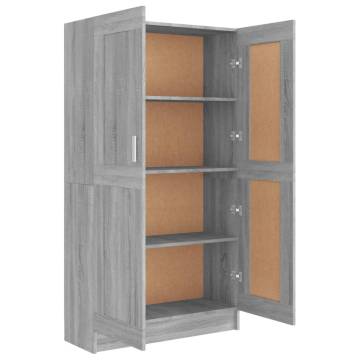 Book Cabinet Grey Sonoma - Stylish & Practical Storage Solution