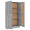 Book Cabinet Grey Sonoma - Stylish & Practical Storage Solution