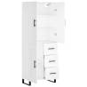 Highboard White 69.5x34x180 cm - Stylish Storage Solution