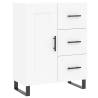 Highboard White 69.5x34x180 cm - Stylish Storage Solution