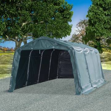 Removable Livestock Tent 3.3x6.4 m - Dark Green PVC Shelter