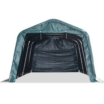 Removable Livestock Tent 3.3x6.4 m - Dark Green PVC Shelter