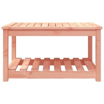 Solid Wood Garden Table 82.5x50.5 cm - Rustic Charm