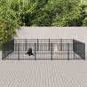 Outdoor Dog Kennel Steel 23.52 m² - Safe & Durable