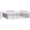 Outdoor Dog Kennel Steel 23.52 m² - Safe & Durable