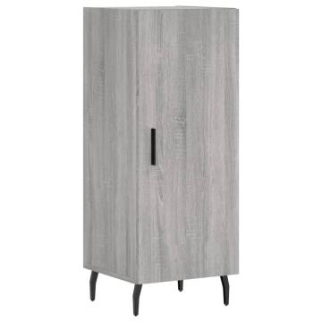 Stylish Highboard Grey Sonoma | 34.5x34x180 cm