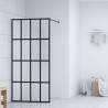 Walk-in Shower Screen | Frosted Tempered Glass 90x195 cm