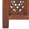 Hand Carved 5-Panel Room Divider - Solid Mango Wood 200x165cm