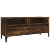 Stylish Smoked Oak TV Cabinet - 100x34.5x44.5 cm