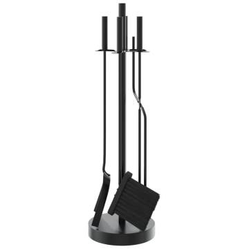 5 Piece Fireplace Tool Set - Durable Steel | HipoMarket