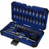 BRILLIANT TOOLS 45 Piece 1/4" Socket Set - High-Quality Steel