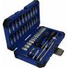 BRILLIANT TOOLS 45 Piece 1/4" Socket Set - High-Quality Steel