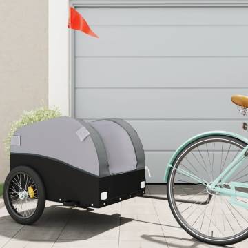 Bike Trailer Black and Grey - 45 kg Iron Cargo Solution