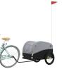 Bike Trailer Black and Grey - 45 kg Iron Cargo Solution