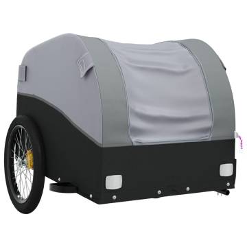 Bike Trailer Black and Grey - 45 kg Iron Cargo Solution