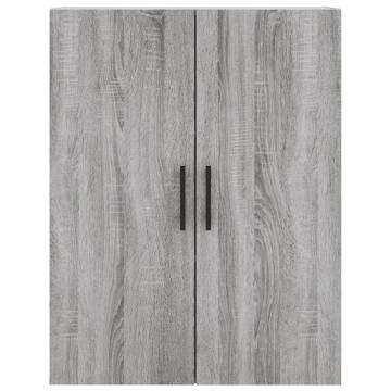 Highboard Grey Sonoma - Stylish Engineered Wood Storage Unit