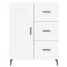 Stylish Highboard White 69.5x34x180 cm | Durable Engineered Wood