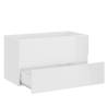 High Gloss White Sink Cabinet - 80x38.5x45 cm - Hipomarket