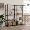 5-Tier Storage Rack Black 170x38x170 cm Solid Wood Pine Colour black Size 170 x 38 x 170 cm Quantity in Package 1 Amount 