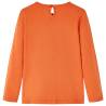 Kids' Long Sleeve T-shirt Burnt Orange - Size 104