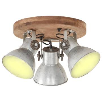 Industrial Ceiling Lamp 25W Silver - Stylish & Unique Design