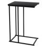 Stylish H&S Collection Side Table with MDF Top - Black