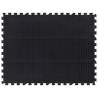 Rubber Floor Tile Black 12mm - Durable Gym Flooring