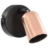 Black and Copper E27 Spot Lights - 2 Pack | Hipomarket