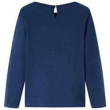 Kids' Navy Blue Long Sleeve T-shirt - Age 9-10 | HipoMarket