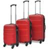 Three Piece Hardcase Trolley Set Red 45.5/55/66 cm Colour red Quantity in Package 1 Number of wheels 4 