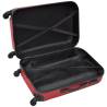 Three Piece Hardcase Trolley Set Red - Travel in Style