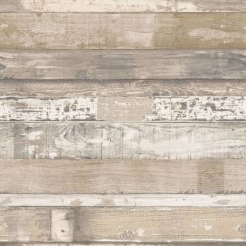 Noordwand Wallpaper Homestyle Old Wood - Brown & Beige Design