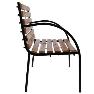 HI Park Bench Brown 122x60x81 cm - Stylish Outdoor Seating