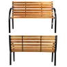 HI Park Bench Brown 122x60x81 cm - Stylish Outdoor Seating