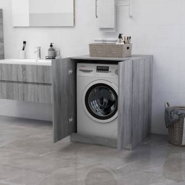 Washing Machine Cabinet Grey Sonoma - 71x71.5x91.5 cm